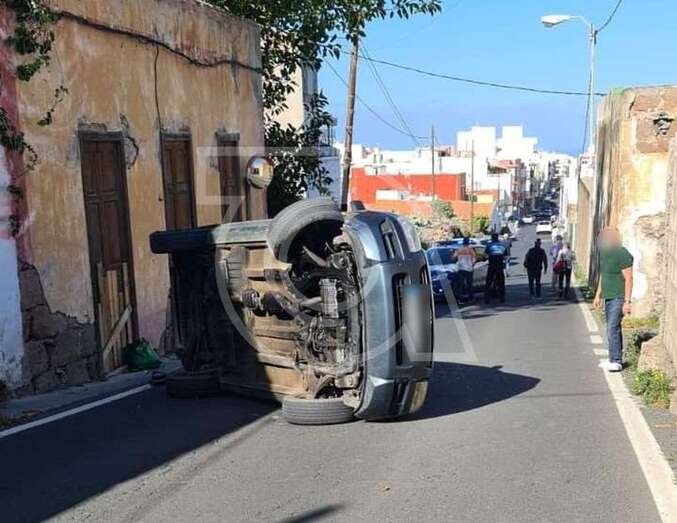 Imagen del accidente ocurrido hace unos minutos/TA.